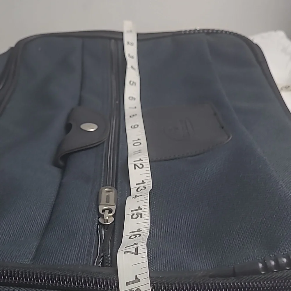 VINTAGE SANSONITE BLUE TRAVEL LAPTOP SHOULDER BAG